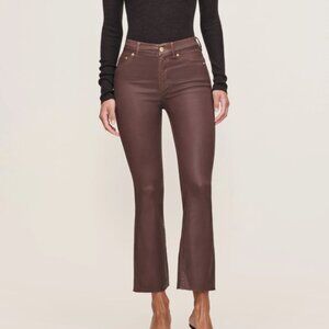 DL1961 | Bridget Boot High Rise Instasculpt Crop Jeans -Toffee Coated 28